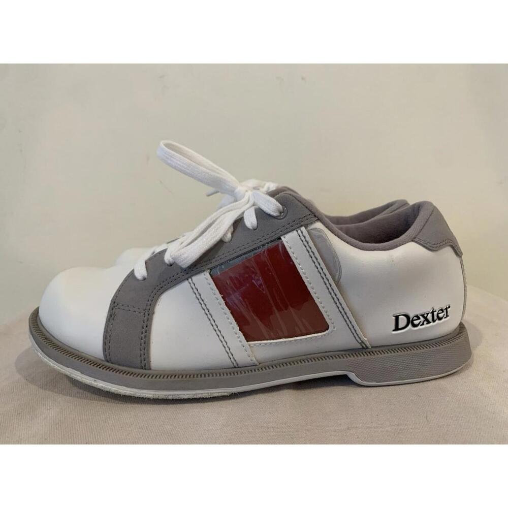 Dexter Slide-Rite Red & White Size 7.5M Bowling Shoes Team TB738-9 Gently Used